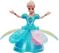 TILLELOT Snow Dance Doll, Stunning 360-Degree Dance, Magical Lights & Music, Bump & Go Feature, Seamless Play, Exquisite Princess Design, Durable Construction, Ideal for Little Girls