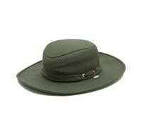 Tilley LTM8 Airflo Unisex Wide-Brim Mesh Cooling Hat with Full Mesh Crown, Enhanced Ventilation, Lightweight Design, Outdoor & Travel Use, Secure Active Fit (UK, Numeric, 7 1/2, Green)