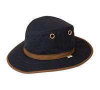 Tilley Unisex TWC7 Outback Waxed Cotton Hat Navy 62cm (7 3/4)