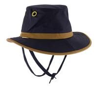 Tilley Men's Twc7 Outback Hat, Navy with Tan Trim, 7 5 8 UK