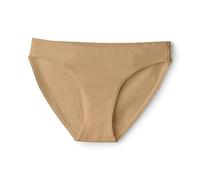 Tilley Women's Organic Cotton 2-Pack Bikini Style Underwear, Caramel, L