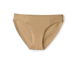 Tilley Women’s Organic Cotton Bikini 2-Pack - Soft Hand Feel, Breathable, Freshness-Resistant, Comfort Fit Underwear, Caramel, L