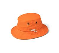 Tilley Women's The Iconic T1 Bucket Hat, Bright Orange, 7.375