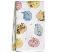 Tillfuru Classic Winnie the Pooh Kitchen Towels, 16 x 24 Inch, White, Microfiber, 1 Count