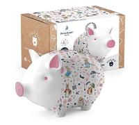 Tilly Pig Ceramic Kids Piggy Bank Beatrix Potter Peter Rabbit and Friends Pink Money Box