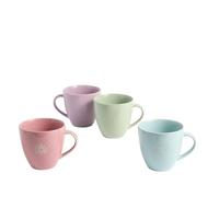 Tilly Ramsay Mug 375ml 12.7oz Mixed Set of 4, Blue