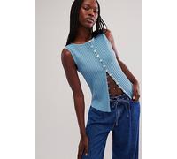 Tilly Vest Jacket at Free People in Ocean View, Size: Large - female