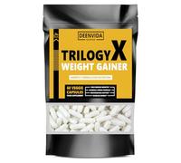 TilogyX Weight Gainer Supplement, Anabolic Mass Gainer for Men & Women, Muscle & Energy Support, Halal & Suitable for Vegetarians, 60 Capsules, DeenVida Nutrition