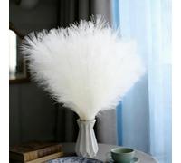 TILONKJ 30 Pcs White Pampas Grass, 55cm Pampas Grass Artificial | Pampases Gass Deco, Pampasgra Decor, Pampasgra Dried Flowers Deco, DIY Boho Plant for Wedding Flower Arrangements Home Décor