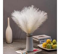 TILONKJ 30 pcs White Pampas Grass,Pampas Grass Artificial, 55cm Pampases Gass Deco,Pampasgra Decor, Pampasgra Dried Flowers Deco Artificial Flowers Plants for Wedding Office Bedroom Living Room
