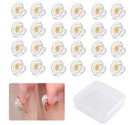 TILONKJ Silicone Earring Backs, Earrings Back for Studs, 24 Pcs