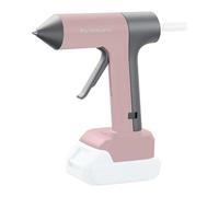 Tilswall Cordless Hot Glue Gun Compatible with Makita 18V/20V Battery,100W Full Size Glue Gun,90s Fast Preheating,10 x 11 mm Glue Sticks for DIY,Crafts&Home Quick Repairs(Battery Not Included),Pink