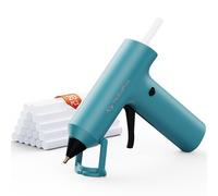 Tilswall Cordless Hot Glue Gun, Fast Preheating with 2000mAh Built-in Battery Hot Melt Glue Gun, 20 Premium Glue Sticks, Mini Glue Gun Ideal for Crafts, DIY Gift, Repairs Dark Blue