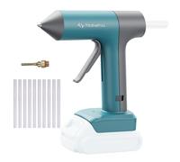 Tilswall Cordless Hot Glue Gun for Dewalt 18V/20V Battery, Full Size Glue Gun 90s Fast Preheating with 20PCS 0.43“ Glue Sticks for Crafting, DIY and Home Repairs(Battery Not Included)