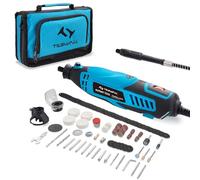 Tilswall Rotary Tool 160W Rotary Multi Tool Kit Set with 6 Variable Speed 8000-33000RPM, 107pcs Accessories for DIY Craft, Sanding, Cutting, Carving, Polishing, Drilling, Engraving, Cleaning
