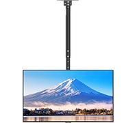 Tilt and Swivel TV Ceiling Mount, 30° Flip Down Adjustable TV Bracket, Fits Moat 32-65 Inch TVs, Wall and Ceiling Two Mounting TV Mount TV Stand（1m）
