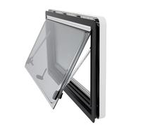 Tilt Caravan Side Window - Hinged for Motorhome, Van; Tinted Sliding 750x400mm