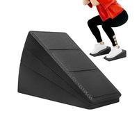 Tilt Card - Adjustable Calf Stretcher | Versatile Foam Trapezoidal Stretching Block | Black Trapezoidal Fitness Inclined Board for Family, Friends or Long Caregivers during the