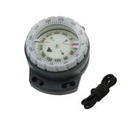 Tilt-Compensated Balanced Design | 50M Underwater Diving Compass Luminous Wrist Waterproof Navigation Tool with Elastic Rope for Scuba Diving Camping Hiking Outdoor Activities(Grey)