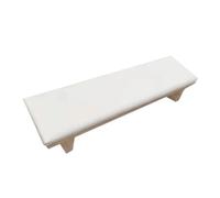 Tilt Design Beveled Hand Pillow Space-saving Support Nail Arm Rest Cushion Soft Art Stand Accessories For Nail Tech(WHITE)