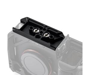 TILTA ARCA Bottom Plate Compatible with a1 II/a9 III with Cable Passthrough - Black TA-T66-ABP-B