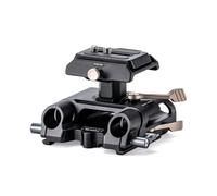 TILTA Arca Height Adjustable 15mm LWS Baseplate with 1/4″-20 threads, Compatible with Most Mirrorless Camera Bases Or Full/Half Cages, Ranges from 18mm to 38mm - Black TA-HABP-B