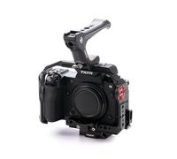 TILTA Camera Cage for Fujifilm X-H2 X-H2S, with Manfrotto Quick Release Plate, Compact NATO Top Handle and Lens Adapter Support, Camera Video Cage Film Movie Making Basic Kit TA-T36-A-B