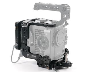 TILTA Camera Cage for Sony FX6 with Quick Release Baseplate, Multi-Functional Top Plate, Side Arm, Battery Plate and Wireless Video Mounting Bracket Advanced Kit ES-T20-B-V