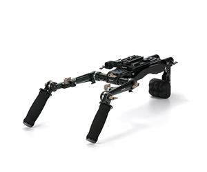 TILTA Camera Shoulder Rig with Dual Rosette Handgrip, Dual Quick Release Baseplate and Soft Velcro Shoulder Pad, Lightweight Video Film Making System Kit for DSLR Camera and Camcorder TA-LSR-B