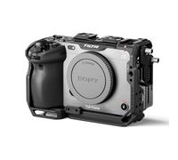 Tilta FX3 FX30 Cage Compatible with Sony FX3 FX30, Full Camera Cag | Includes HDMI Cable Clamp, Quick Release Plate, Features Cold Shoe, NATO Rail, 1/4"-20 3/8"-16 Threads, Black TA-T16-FCC-B