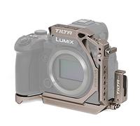 TILTA Half Camera Cage Compatible with Panasonic S5 II and Panasonic S5 IIX with HDMI and USB-C Cable Clamp Grey TA-T50-HCC-TG