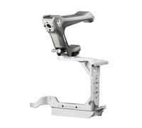 TILTA Half Camera Cage Compatible with Sony ZV-E1 with Compact NATO Top Handle and 1/4″-20 Mounting Screw to NATO Rail Adapter Lightweight Kit - Silver TA-T35-A-S