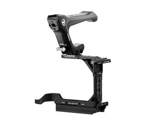 TILTA Half Camera Cage Compatible with Sony ZV-E1 with Compact NATO Top Handle and 1/4″-20 Mounting Screw to NATO Rail Adapter Lightweight Kit - Black TA-T35-A-B