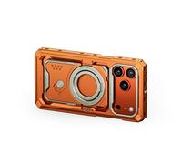 TILTA Khronos iPhone 17 Pro Max Case, Phone Cage Compatible with iPhone 17 Pro Max with Phone Lanyard and Screen Protector for Video Maker Videographer - Orange TK-IP17-PMFC-O