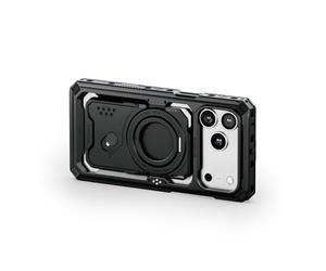 TILTA Khronos iPhone 17 Pro Max Case, Phone Cage Compatible with iPhone 17 Pro Max with Phone Lanyard and Screen Protector for Video Maker Videographer - Black TK-IP17-PMFC-B