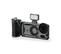 TILTA Khronos iPhone 17 Pro Max Case Street Snap Kit, Phone Cage Compatible with iPhone 17 Pro with Focus PD Handle, Magnetic Polarizer and LED Panel - Space Gray TK-IP17-PMA-SG