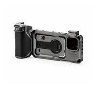 TILTA Khronos Phone Cage Compatible with iPhone 16 Pro Max with Focus PD Handle, Quick Release Filter Tray and Magnetic FSND Filter Handheld Kit - Space Gray TK-IP16-PMA-SG