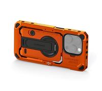 TILTA Khronos Phone Cage for iPhone 16 Pro, Aluminum Alloy Mobile Video Rig, Smartphone Case Stabilizer for Video Recording/Vlog/Videography - Orange TK-IP16-PFC-O