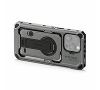 TILTA Khronos Phone Cage for iPhone 16 Pro Max, Aluminum Alloy Mobile Video Rig, Smartphone Case Stabilizer for Video Recording/YouTube/Live Streamin - Space Gray TK-IP16-PMFC-SG