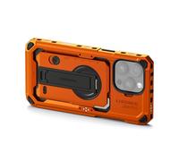 TILTA Khronos Phone Cage for iPhone 16 Pro Max, Aluminum Alloy Mobile Video Rig, Smartphone Case Stabilizer for Video Recording/YouTube/Live Streamin - Orange TK-IP16-PMFC-O