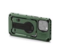 TILTA Khronos Phone Cage for iPhone 16 Pro Max, Aluminum Alloy Mobile Video Rig, Smartphone Case Stabilizer for Video Recording/YouTube/Live Streamin - Forest Green TK-IP16-PMFC-FG