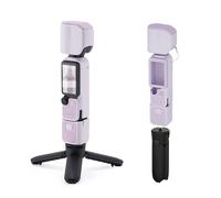 Tilta Light Pack Creator Kit for DJI Osmo Pocket 4, Lilac Purple Silicone Protective Case with Wave-Texture Anti-Slip Grip, 1-Touch Mini Tabletop Tripod, AR Tempered Glass Screen Protector, TA-T96-A