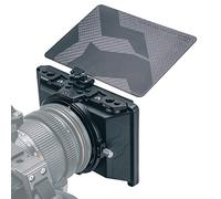 TILTA Mini Matte Box 4x5.65" Filter Frame for Mirrorless DSLR Cameras, Camera Lens Hood with 67mm/72mm/77mm/82mm Lens Adapter Ring 15mm Rod Support Holder MB-T15