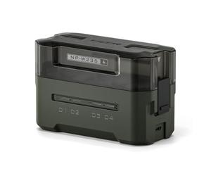 Tilta NP-W235 Portable Charging Station | Charge 4 Batteries w/USB-C PD 45W Fast Charge | Safe for X-T5, X-T4, X-S20, GFX100 II, GFX100S, GFX100RF, GFX50S II, GFX50S, XH2S, XH2 TBC-W235-GN
