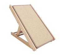 Tilted Angled Cat Scratcher Ramp, 20.47x11.22in Pine Wooden Scratching Board Adjustable Height Cat Scratch Pad Bed for Indoor Cats Kitten, Cats Scratcher for Claw Grinding