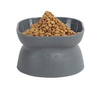 Tilted Cat Feeding Bowls - Marble Textured - Double-sided - Cute Dog Feeder Fashionable Food Bowls for Kittens Puppies Home Cage Pet Store