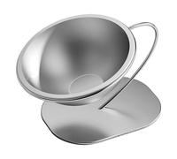 Tilted Cat Food Bowl, Elevated Cat Feeder, Lightweight Raised Feeding, Adorable Stainless Steel, Anti Vomiting Pet Bowl for Neck Protection, Present, 15x15.5x19.5cm