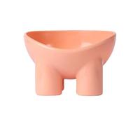 Tilted Elevated Cat Food Bowl - Anti-Vomiting Raised Pet Feeder, Ergonomic Slanted Design for Neck Comfort and Better Digestion, 100% Recycled Plastic, Suitable for Cats and Small Dogs