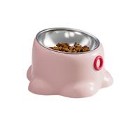 Tilted Feeding Bowl Pets, Adjustable Pet Food and Water Bowl Holder with Anti-Tipping Base, Perfect Cats and Dogs, Indoor and Outdoor Use, Ensures aMessFree Eating Experience in the Backyard Home