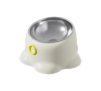 Tilted Pet Food Bowl | Cat & Dog Feeding & Drinking Bowl with Stable Base | Prevent Tipping Bowl Holder for Indoor & Outdoor Use